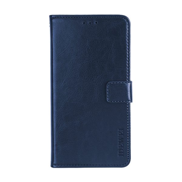 IDEWEI Crazy Horse Texture Wallet Stand Design Folio Flip Leather Mobile Casing for Oppo A94 5G Online now