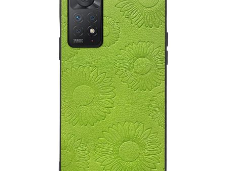 For Xiaomi Redmi Note 11 Pro 4G (MediaTek) Note 11 Pro 5G (Qualcomm) Anti-drop Phone Case Sunflower Pattern Imprinted PU Leather Coated TPU+PC Anti-scratch Protective Phone Cover Shell Discount