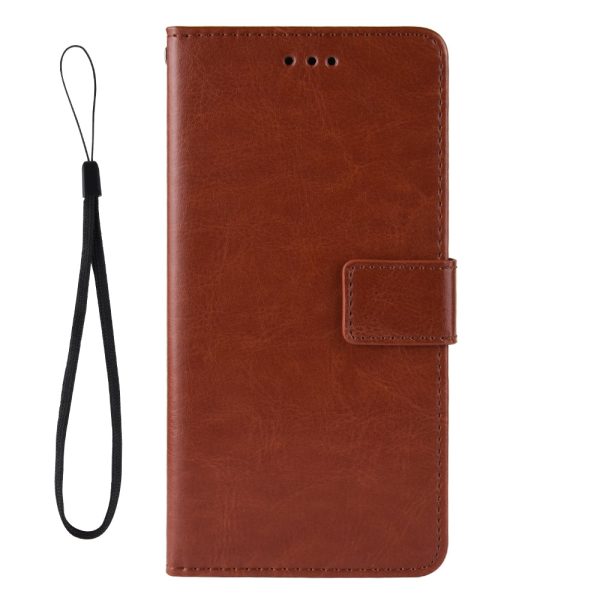 Crazy Horse Skin Leather Wallet Shell Case for Xiaomi Redmi Note 8 Pro For Cheap