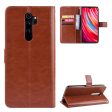 Crazy Horse Skin Leather Wallet Shell Case for Xiaomi Redmi Note 8 Pro For Cheap