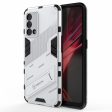 PC + TPU Shockproof Hybrid Case Phone Cover with Foldable Kickstand for Oppo K9 Supply