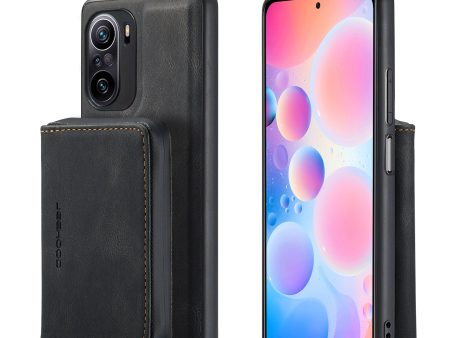 JEEHOOD Magnetic Detachable Drop-Proof Hybrid Case with Zippered Wallet Design for Xiaomi Redmi K40 K40 Pro Mi 11i Poco F3 Mi 11X Mi 11X Pro Discount