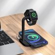 2 in 1 Magnetic Wireless Charger Desktop Wireless Fast Charging Base Stand Dock Station for Apple Watch iPhone on Sale