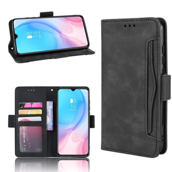 Leather Wallet Stand Cell Covering Case with Multiple Card Slots for Xiaomi Mi 9 Lite  Mi CC9  Mi CC9 Meitu Edition Online Sale