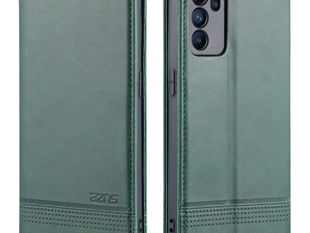 AZNS Stand Wallet Case Auto-absorbed Magnetic Leather Mobile Phone Cover for Oppo Reno6 Pro 5G (MediaTek) Discount