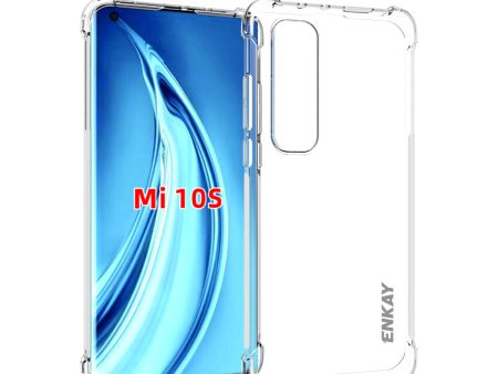 ENKAY HAT PRINCE ENK-PC112 4 Corners Thicken Airbag Flexible Transparent TPU Cover Case with Anti-slip Strip for Xiaomi Mi 10S Online