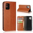 Crazy Horse Skin Genuine Leather Shell for Xiaomi Mi 10 Lite 5G Cheap