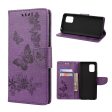 Butterfly Pattern Imprinting TPU + PU Leather Stand Wallet Phone Protector for Xiaomi Mi 10 Lite 5G For Discount