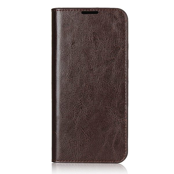 Crazy Horse Skin Genuine Leather Shell for Xiaomi Mi 10 Lite 5G Cheap