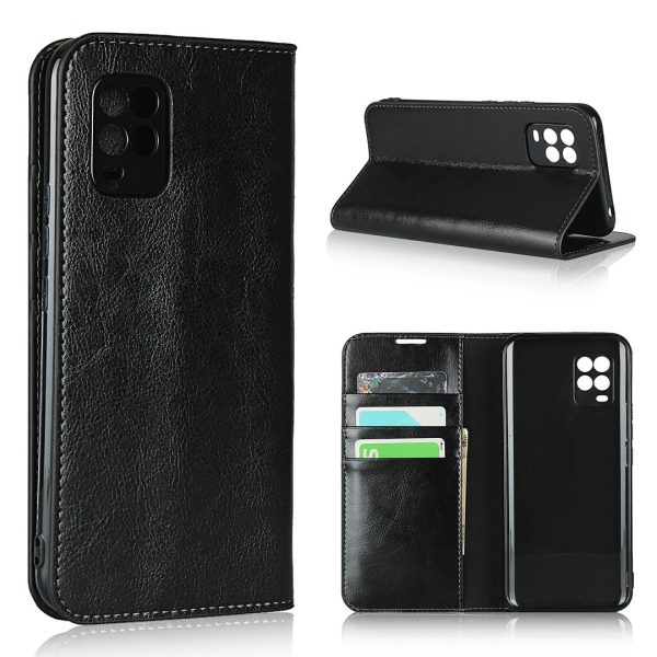 Crazy Horse Skin Genuine Leather Shell for Xiaomi Mi 10 Lite 5G Cheap